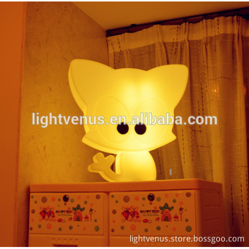 remote control color changing naughty Kitty table lamp
